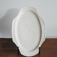 Maya Inamura 稲村真耶 Large White Oval Plate MI24