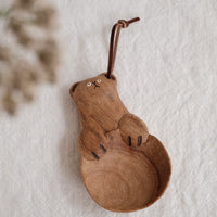 Kumiko Nakamura 星屑制作所 Wood Coffee Spoon - Brown Bear H11