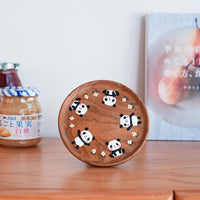 Kiezakka 木繪雜貨 Pedestal Plate - Panda KZ02