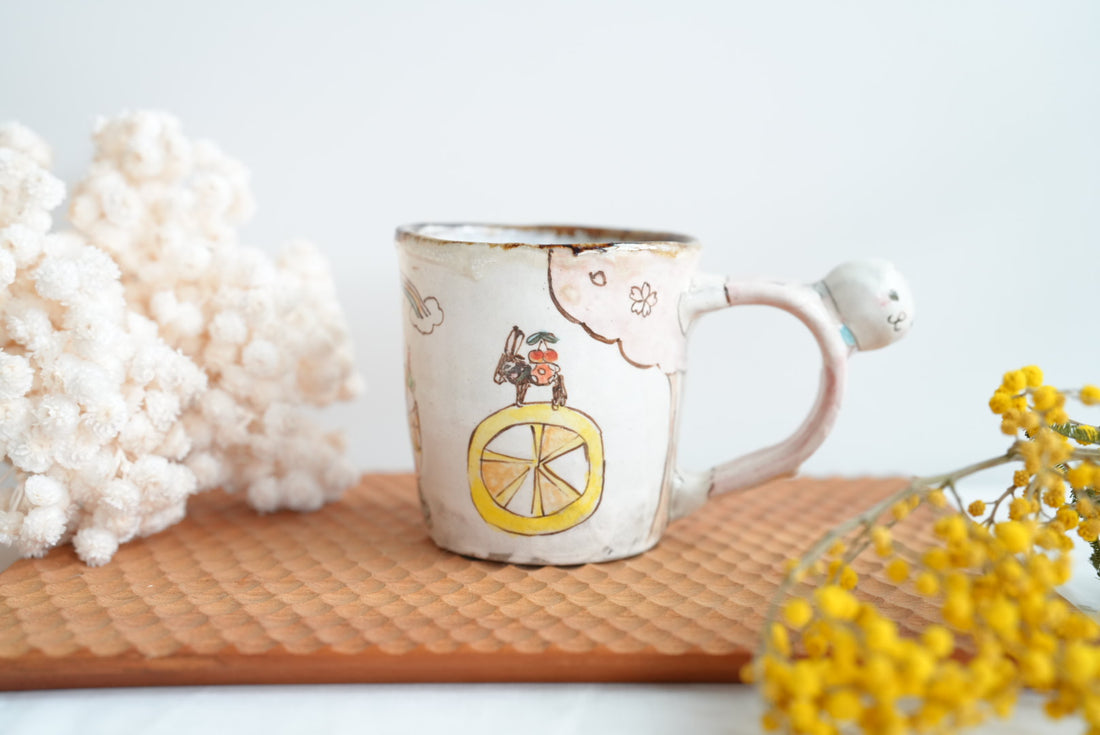 Sayo Horimizu 堀水小夜 Animal Handled Mug SH03