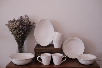 Mishiko Ware White Lace Collection