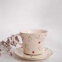 Taki Tomoda 友田多紀 Tulip Cup and Saucer - TT02