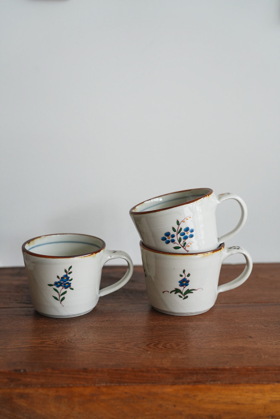 Kazuaki Shimura 志村和晃- Hand-Painted Floral Mug KAS08