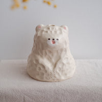 Kato Mikiko 加藤美纪子 Large Bear Vase - MK43