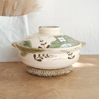 Donabe Banko Ware No.9 Grass Clay Pot