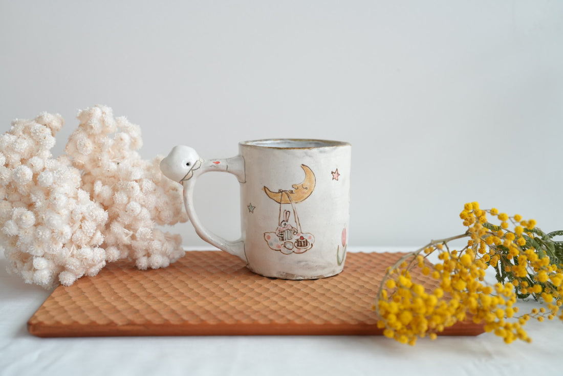 Sayo Horimizu 堀水小夜 Animal Handled Mug SH03
