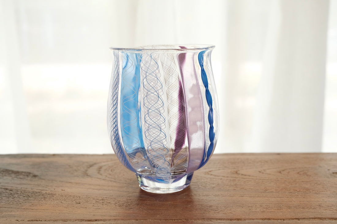 Makiko Kitagata 北形槙子 Lace Round Glass MG08