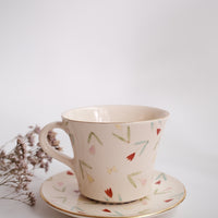 Taki Tomoda 友田多紀 Tulip Cup and Saucer - TT02