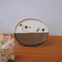 Marubankojo 丸伴工場 - Dual Colours Small Oval Plate MR18