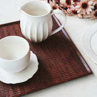 Kazunori Takatsuka 高塚和則 Square Walnut Wood Tray KU05