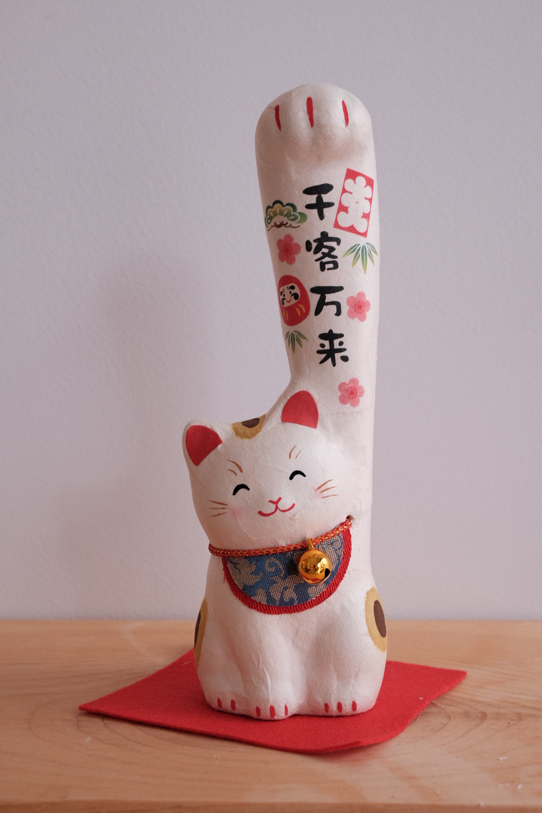 木村桜士堂 Paper Lucky Cat - Guest-Welcoming