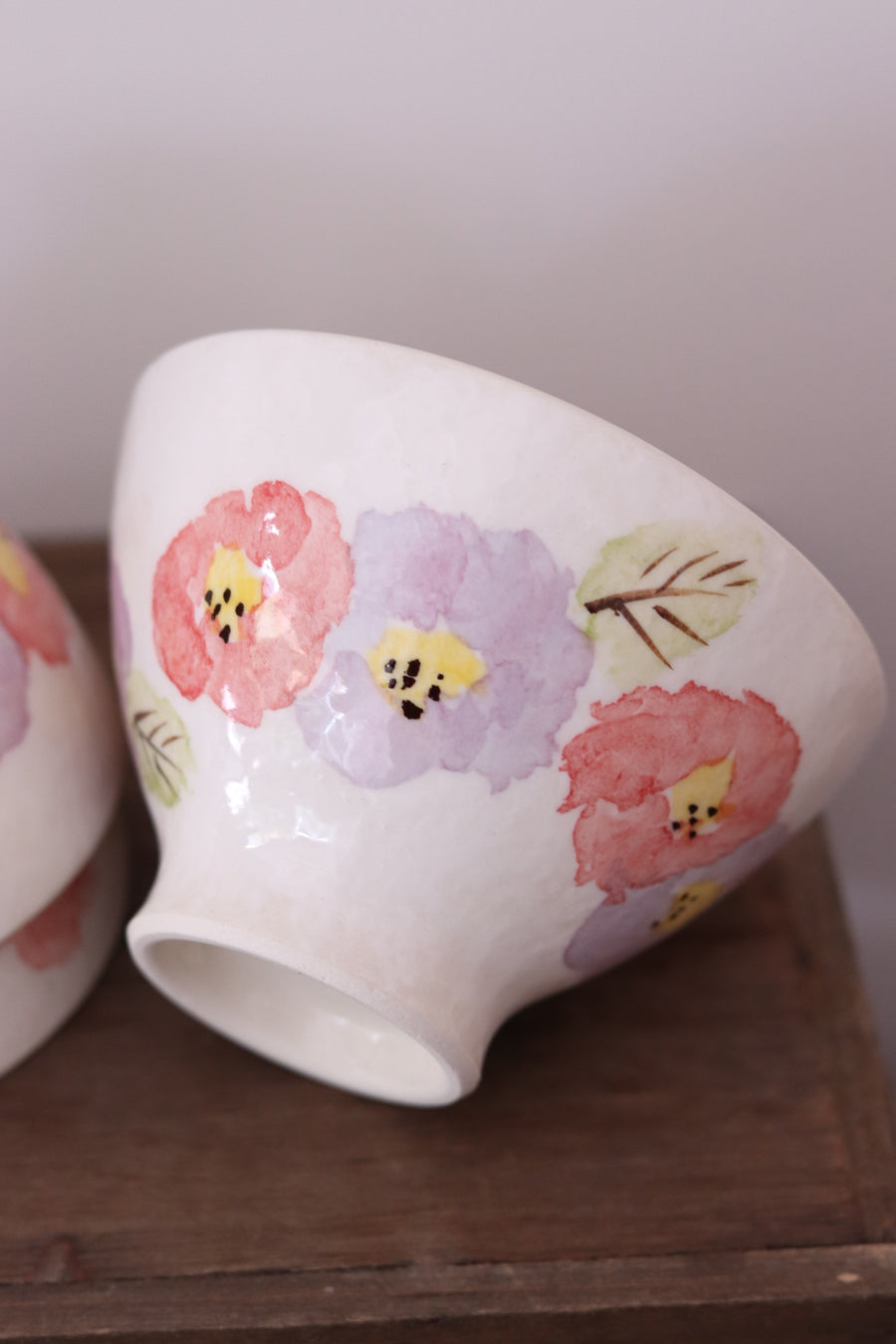 Hasami ware flower bowl