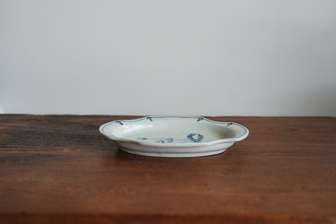 Maya Inamura 稲村真耶 Flower Oval Plate MI18