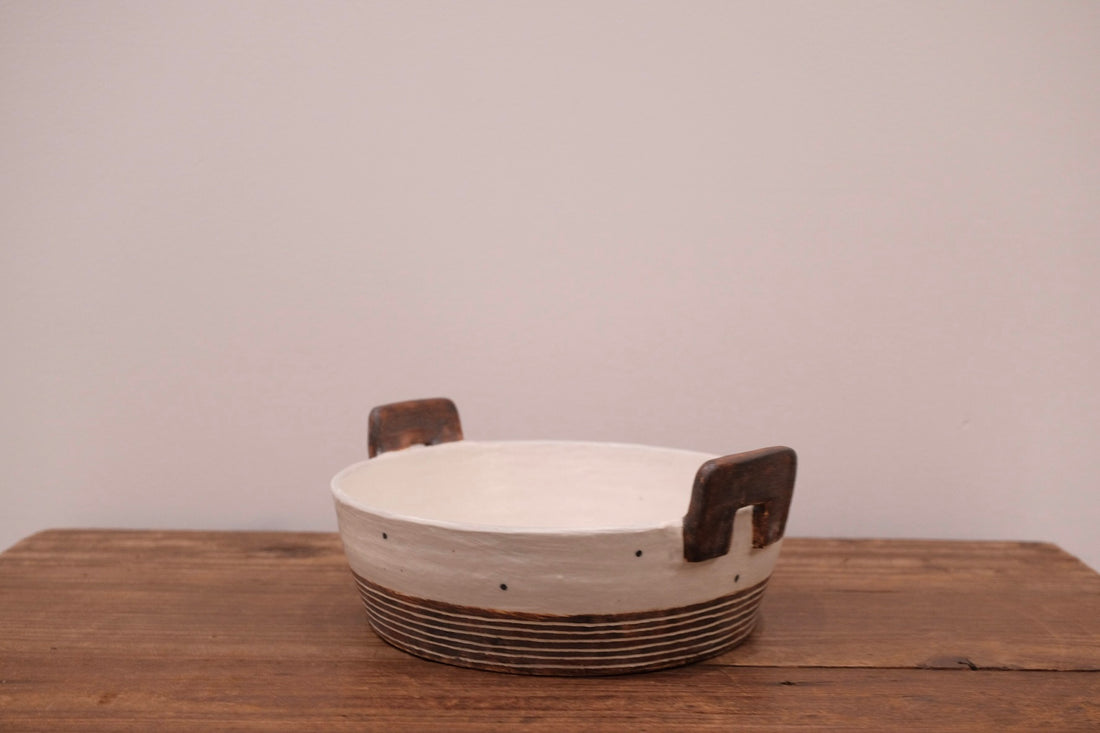 Emishi Kobo 池田匡優&美弥子 - Double Handled Deep Bowl EK19