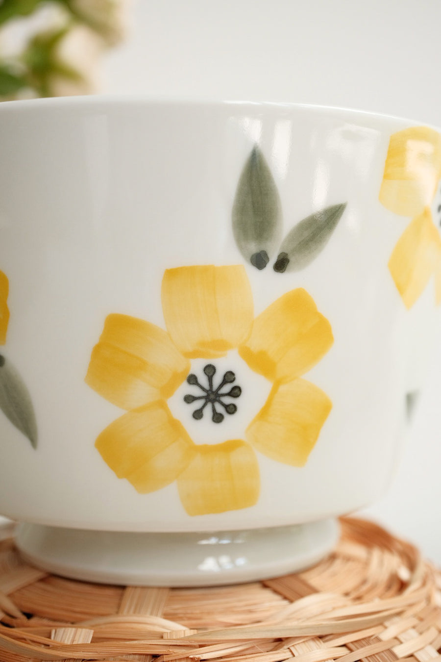 Hasami Ware Ramen Bowl Flower Collection
