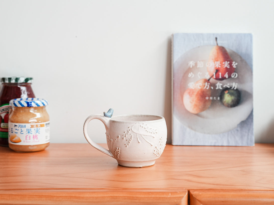 Satomi Motohashi 本橋里美 Bird Mug SM09