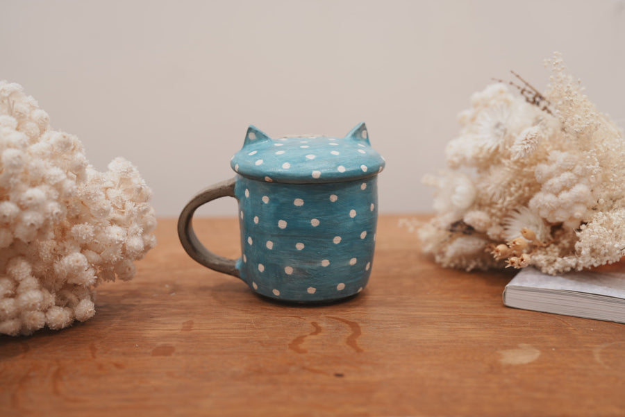 Fumiko Tsuchihashi 土橋文子 - Mug with Lid FT10 #7