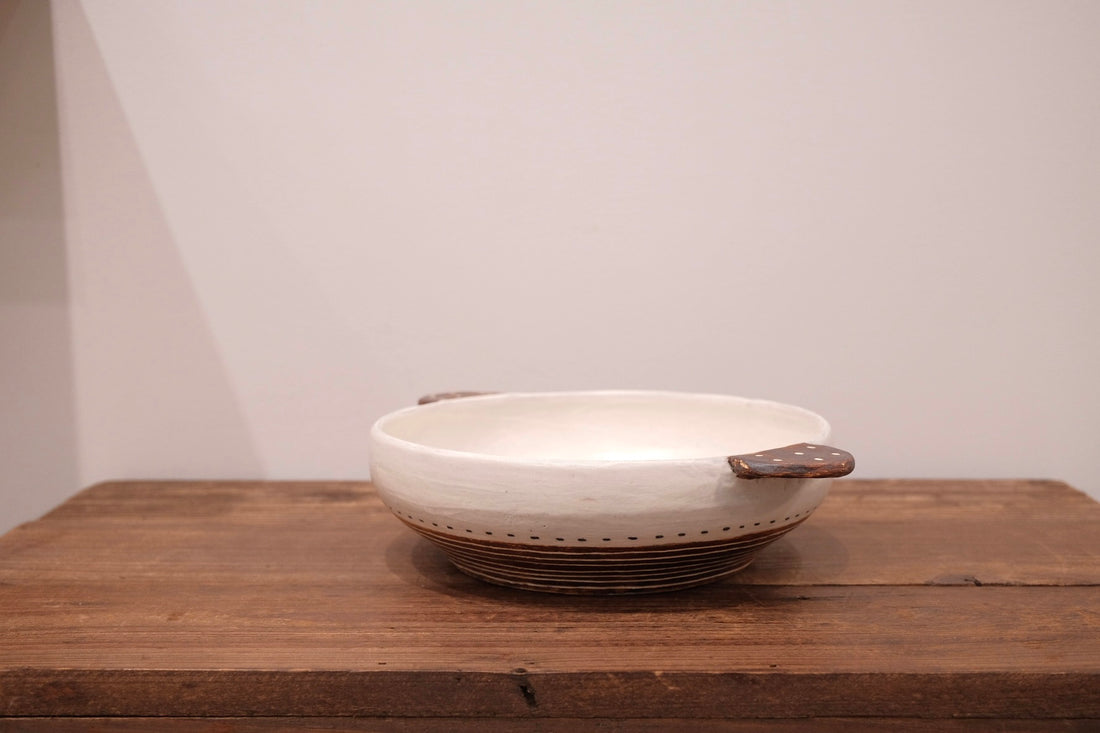 Emishi Kobo 池田匡優&美弥子 - Double Handled Plate EK18