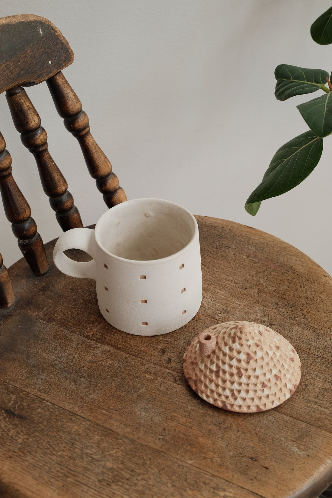 Forest Seed Pottery Ceramic Clay House Mug