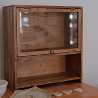 Natural Wood Storage Cabinet - Store Pick Up Only