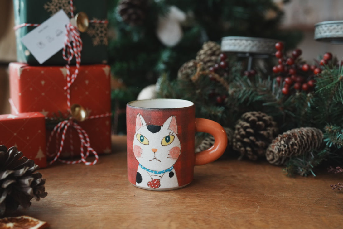 Akio Toyama 外山亜基雄 - Cat Mug AT02