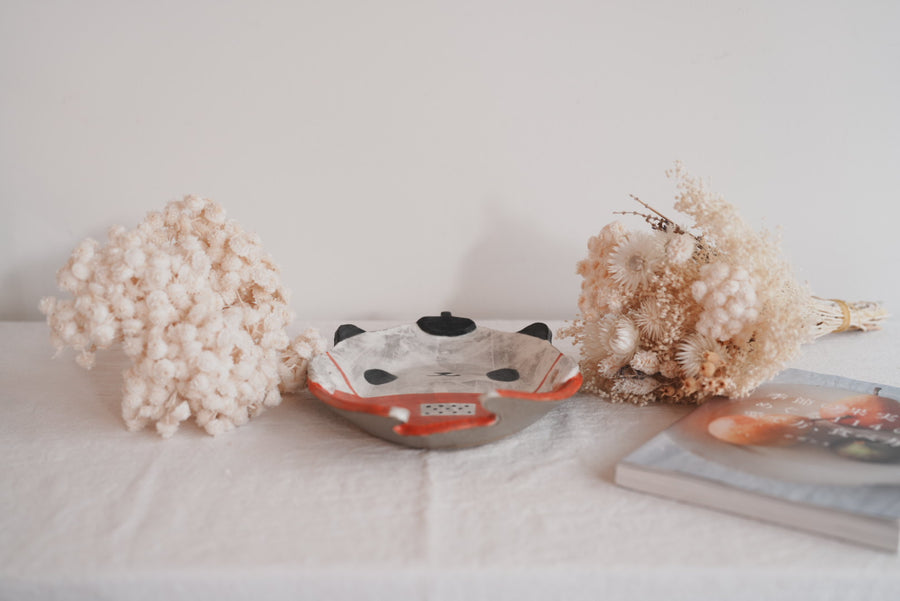 Fumiko Tsuchihashi 土橋文子 - Animal Shaped Plate FT17 #1