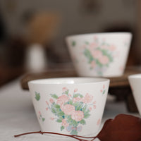 Rose Bridal Bouquet Coffee/Tea Cup - Biazhi Studio