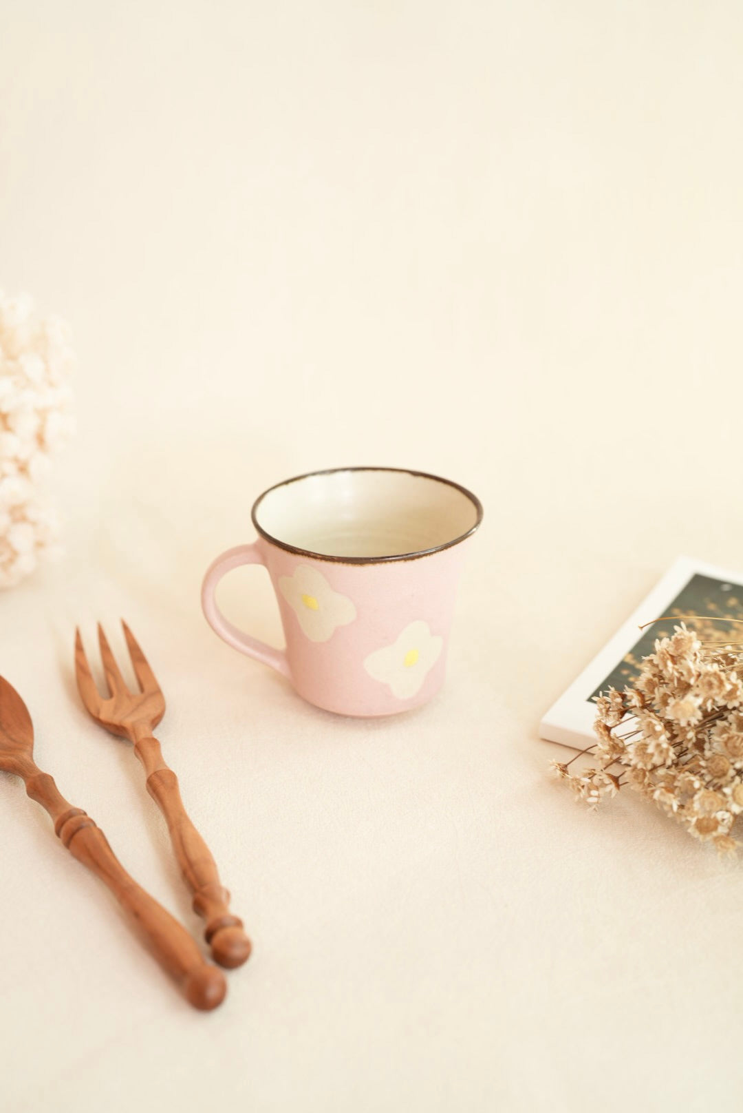 Makiko Sato 佐藤牧子- Pink Flower Mug MS17