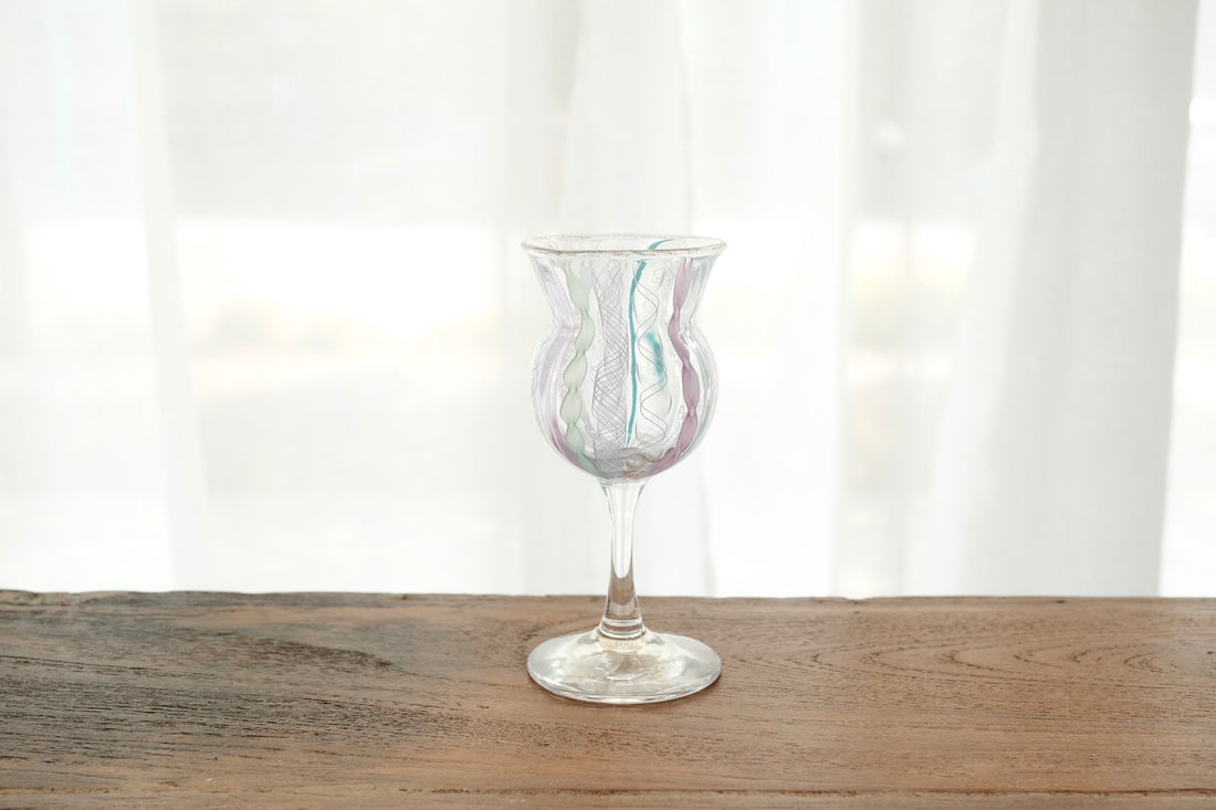 Makiko Kitagata 北形槙子 Lace Liqueur Glass MG09