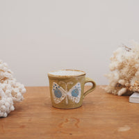 Tomoko Kubo コンガリ舍 Yellow Butterfly Mug TK04
