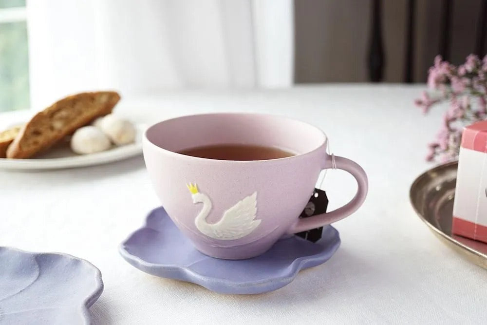 Mashiko Pottery Yoshizawa Swan Mug