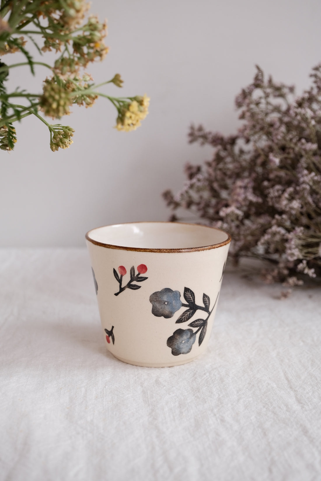 Nakagaki Tomoko Water Color Hand Painted Teacup  #6