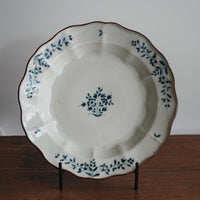 Kazuaki Shimura 志村和晃- Sometsuke Floral Rim 7.5" Plate KAS01