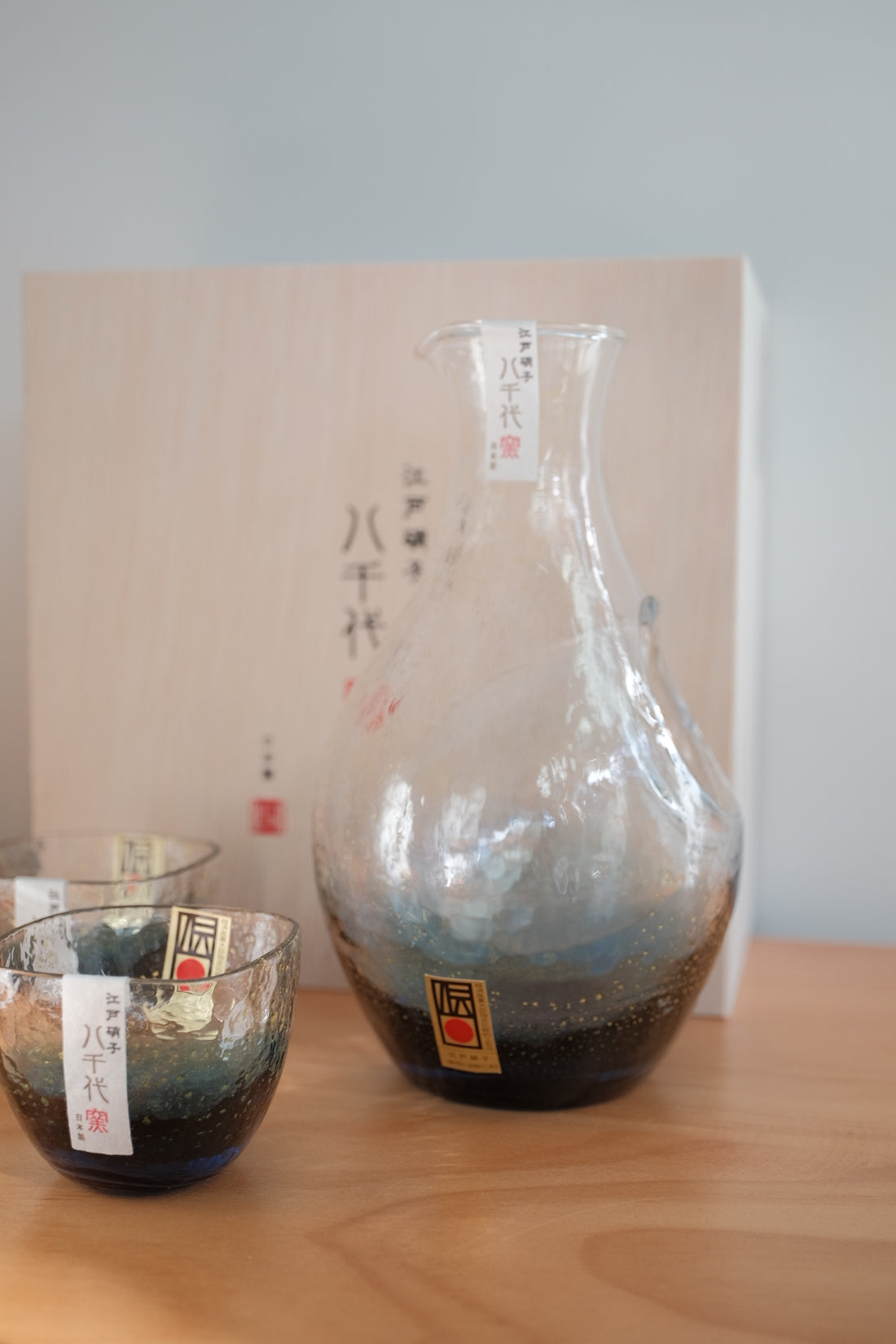 Toyo-sasaki Sake Set-Blue