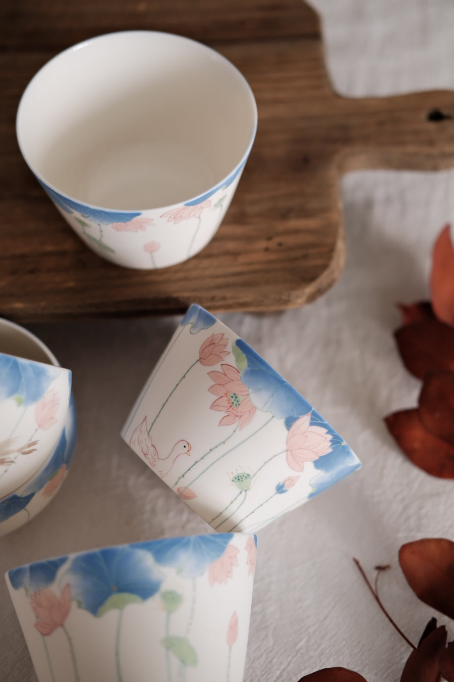 Lotus Flower Coffee/Tea Cups - Baizhi Studio