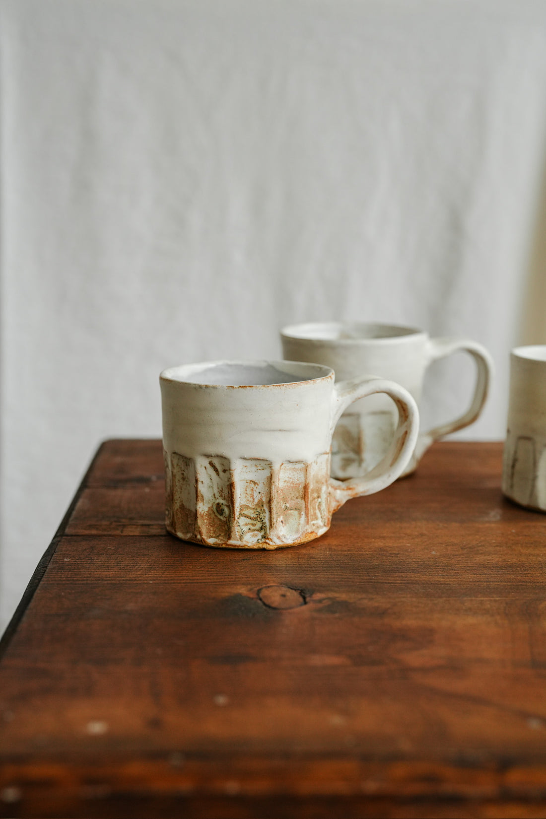 Tatsuo Horimizu 堀水達雄 White Mug TH01