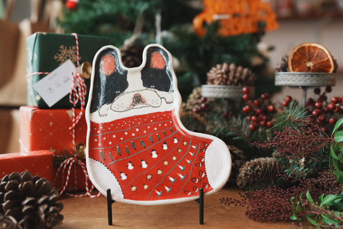 Coco Stone Christmas Plate CS03 #4