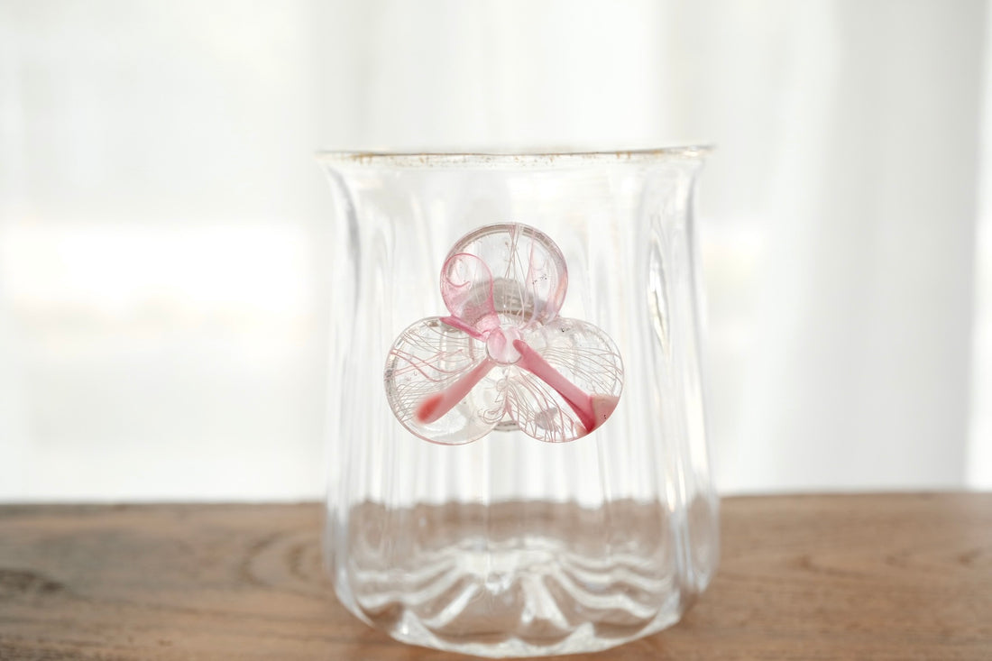 Makiko Kitagata 北形槙子 Lace Flower Handle Glass MG10