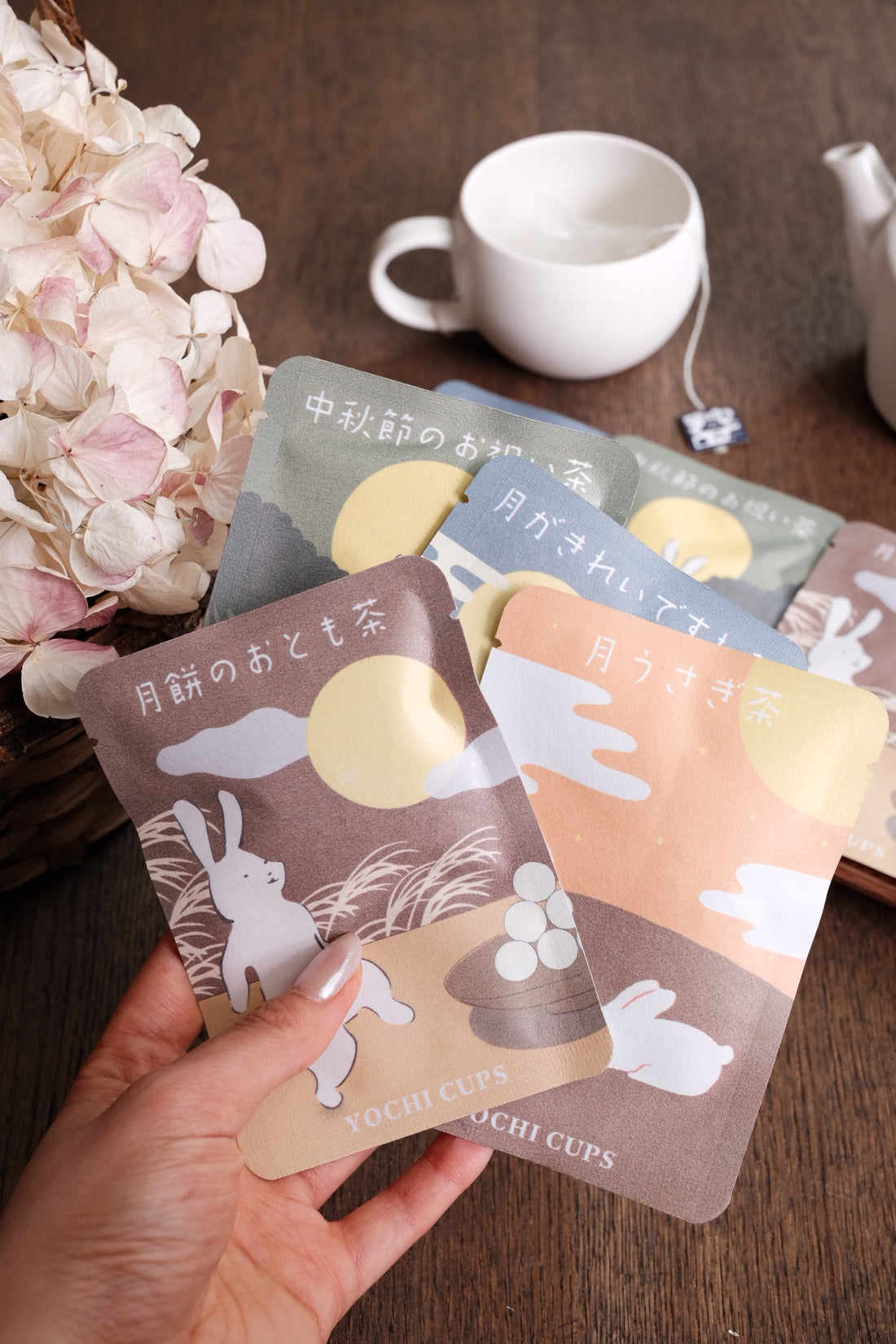 Kyoto Goencha x Yochi Cups Mid-Autumn Festival Tea