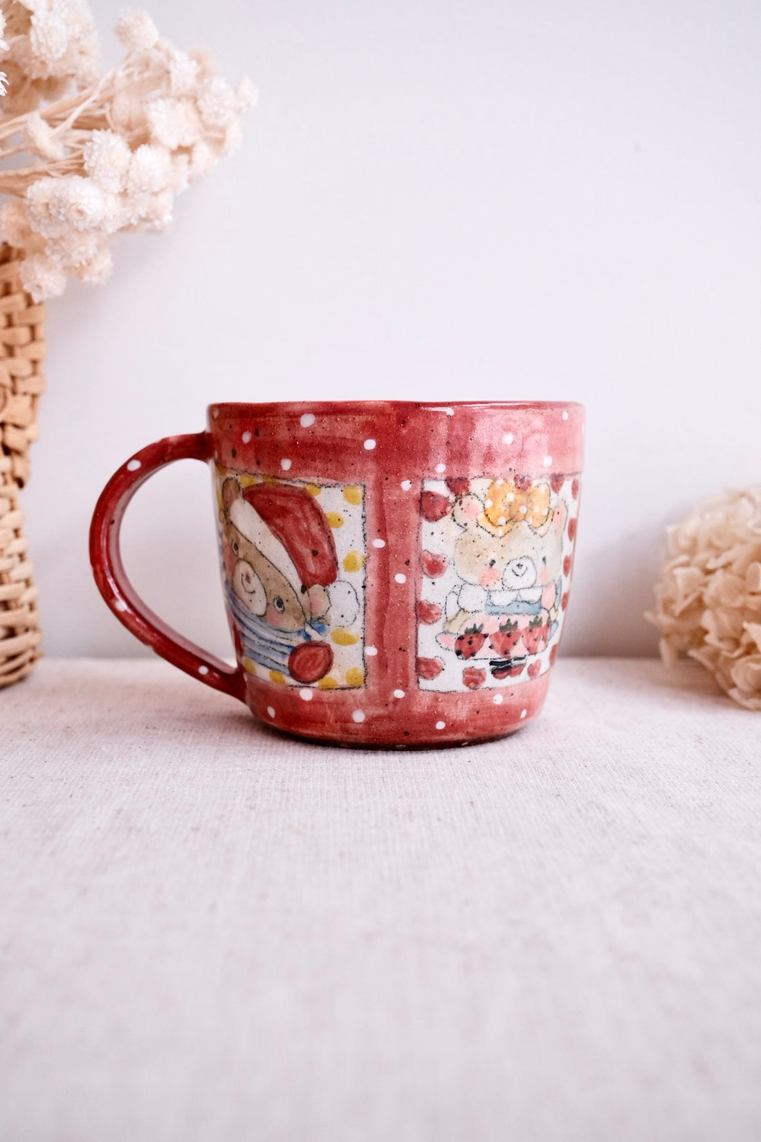 Asako Yamaguchi 山口麻子 Animal Grid Large Mug AI01