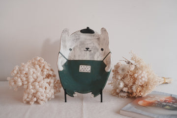 Fumiko Tsuchihashi 土橋文子 - Animal Shaped Plate FT17 #2