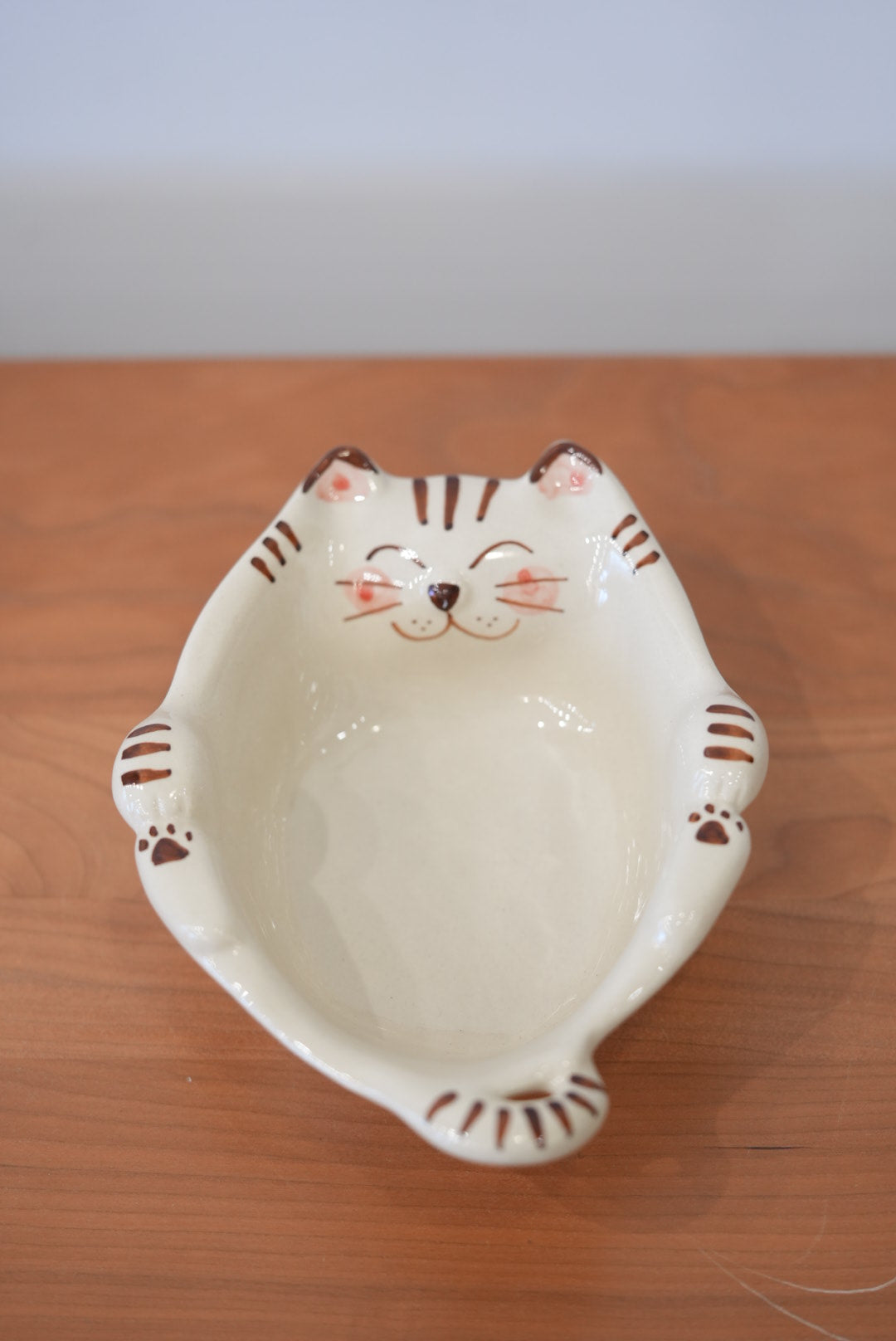 Large Deep Plate and Bowl - Cat