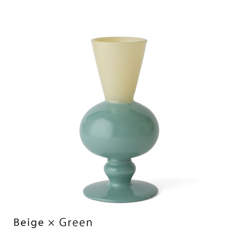 Amabro Ware Two Tone Glass Mini Vase