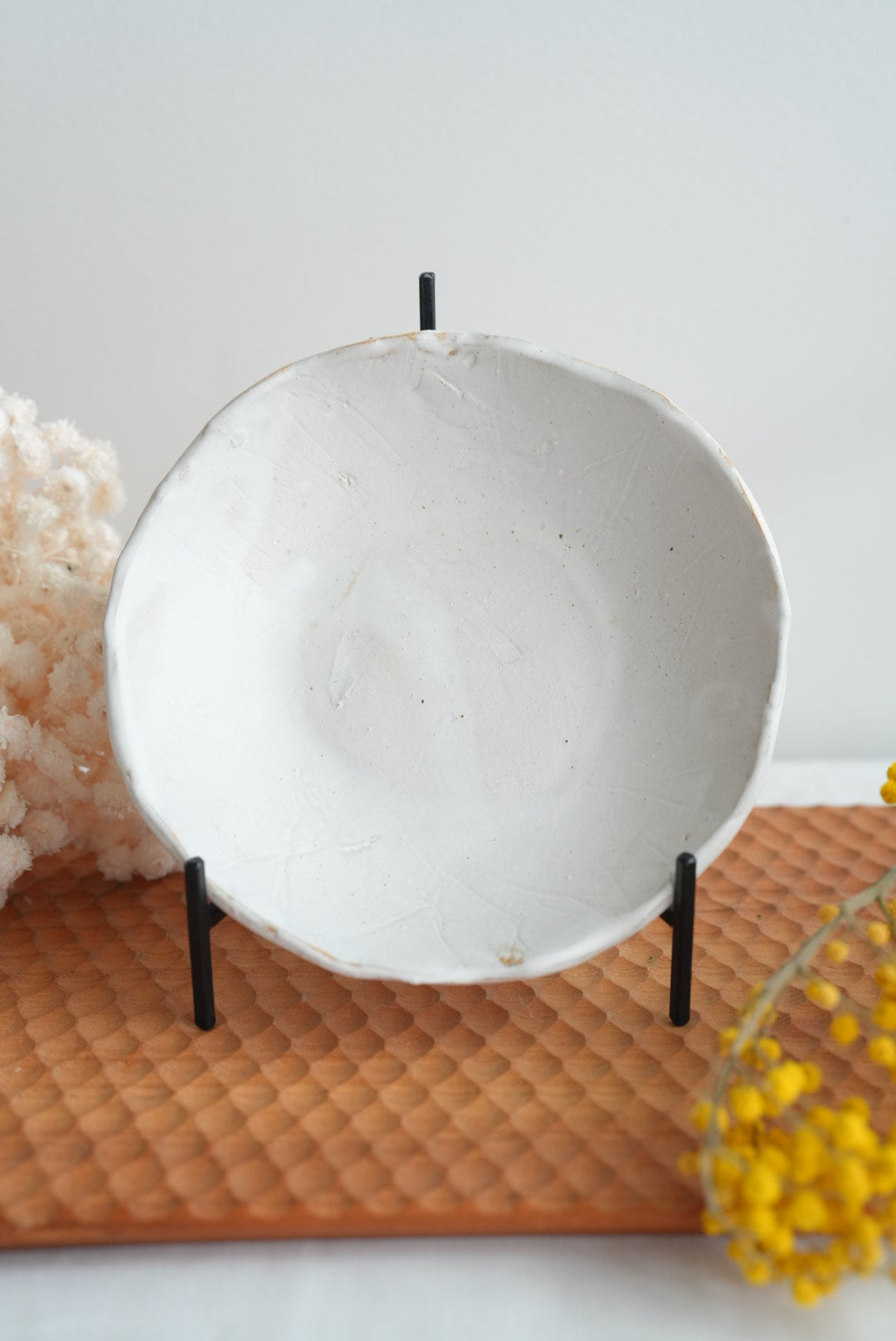 Tatsuo Horimizu 堀水達雄 White Saucer TH03