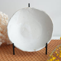 Tatsuo Horimizu 堀水達雄 White Saucer TH03