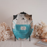 Fumiko Tsuchihashi 土橋文子 - Animal Shaped Plate FT17 #3