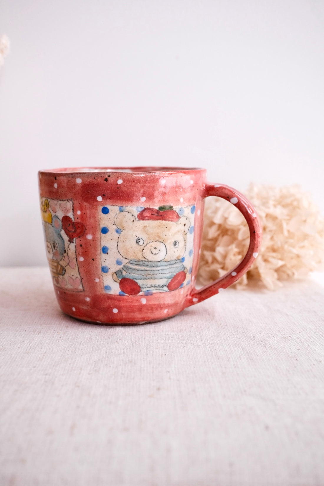 Asako Yamaguchi 山口麻子 Animal Grid Large Mug AI01