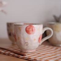 Seto-Yaki Hand-Painted Flower Collection Mug