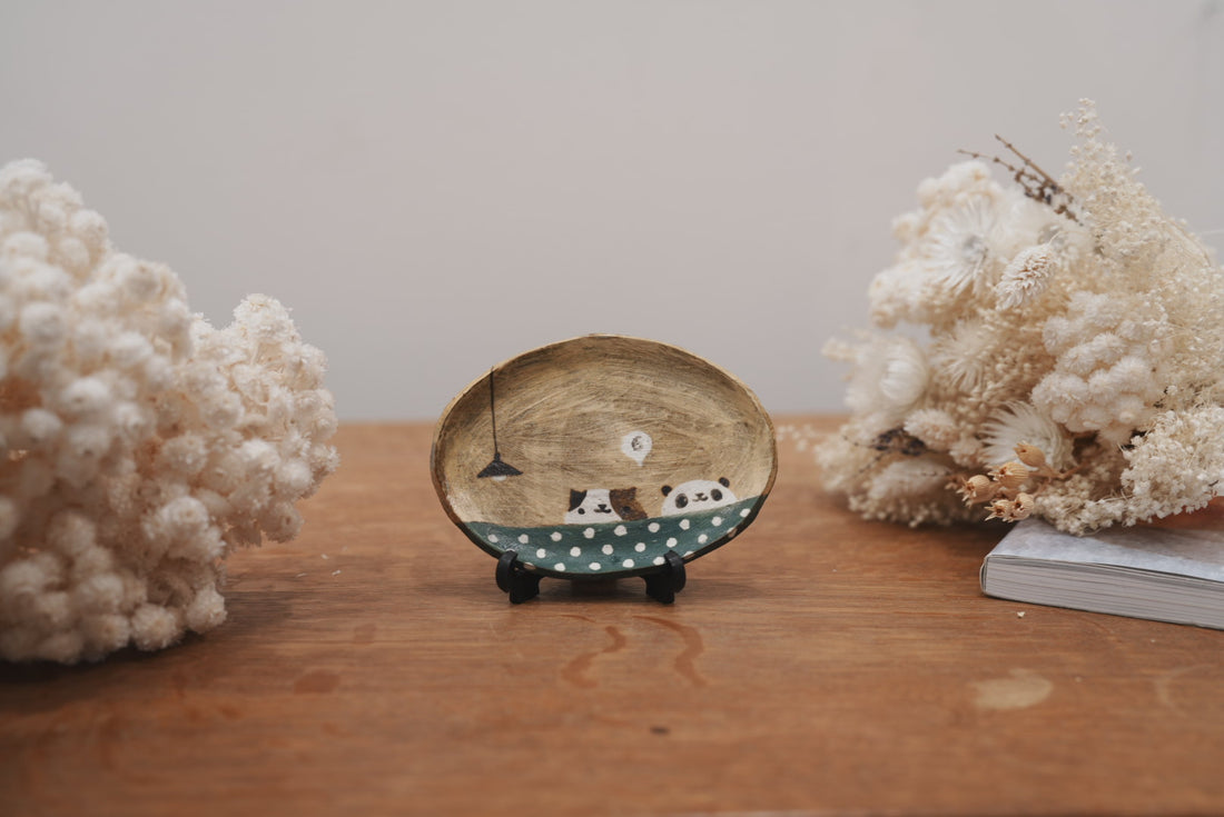 Fumiko Tsuchihashi 土橋文子 - Mini Oval Plate FT18 #4