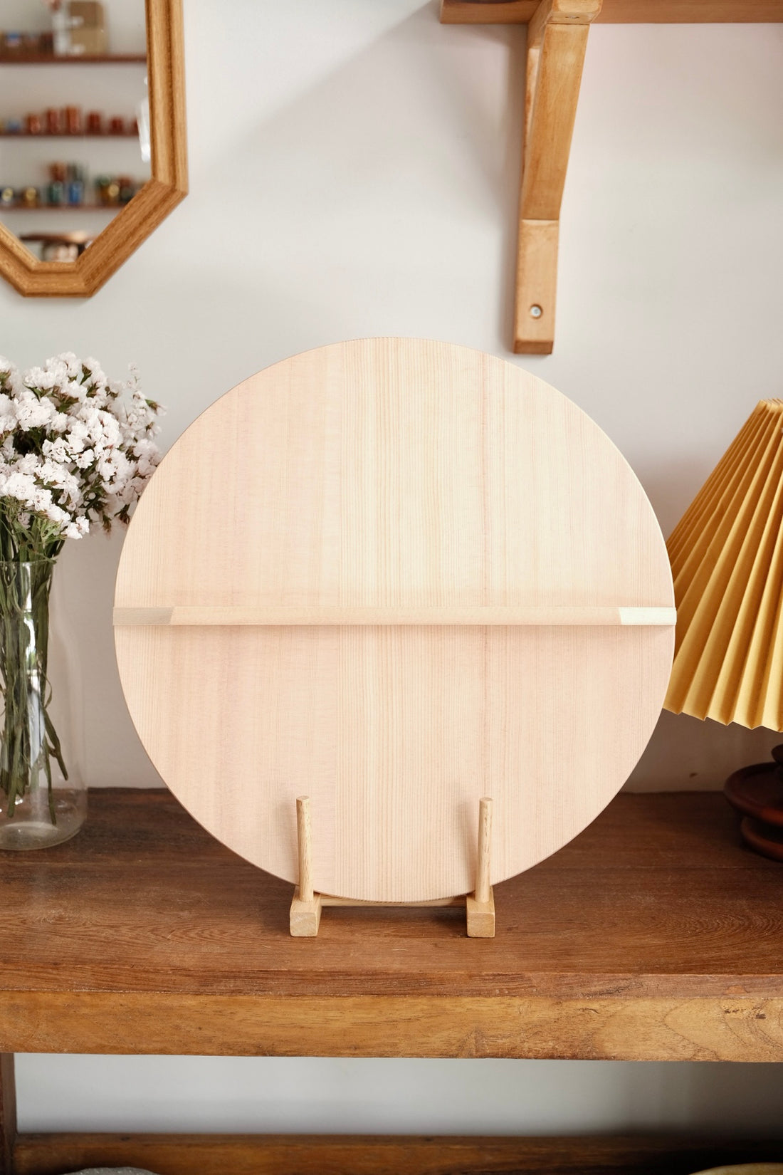 Spruce Wood Pot Lid